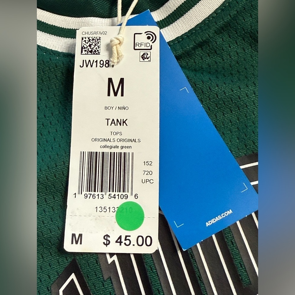 Ⓜ️adidas Green Youth Jersey NWT - Picture 5 of 5